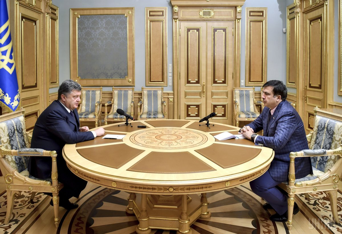 Саакашвили: Это все надо прекратить. Вместо того, чтобы говорить, какой плохой Путин, все переключились на то, насколько плохой Порошенко / Фото УНИАН