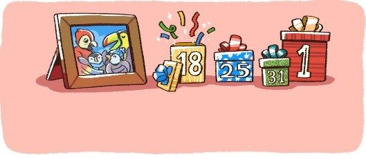 Новорічні свята: Google підготував серію святкових дудлів Новорічні свята: Google підготував серію святкових дудлів