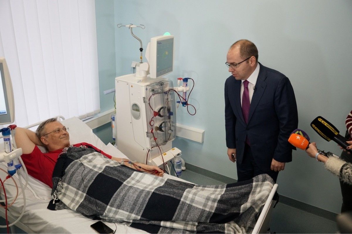 Відкриття Центру гемодіалізу вирішить проблему черги за діалізом Відкриття Центру гемодіалізу вирішить проблему черги за діалізом
