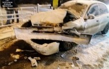 В Тернополе задержали водителя BMW Х5, который после ДТП сбежал домой "запивать шок"
