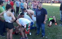В Артентине футболистов расстреляли во время матча