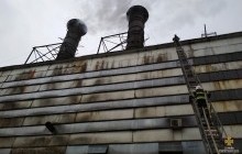 На Тернопільщині понад годину гасили пожежу сушильної установки