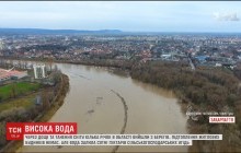 В сети появилось видео масштабного наводнения на Закарпатье