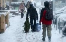 Україну сьогодні накриють снігопади, на заході та півдні до +4° (карта)