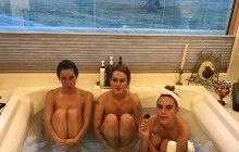 Взрослые дочери Брюса Уиллиса и Деми Мур снялись голыми в ванной (фото)