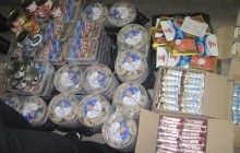 На Житомирщине пограничники задержали автомобиль с контрабандой консервов и детского питания