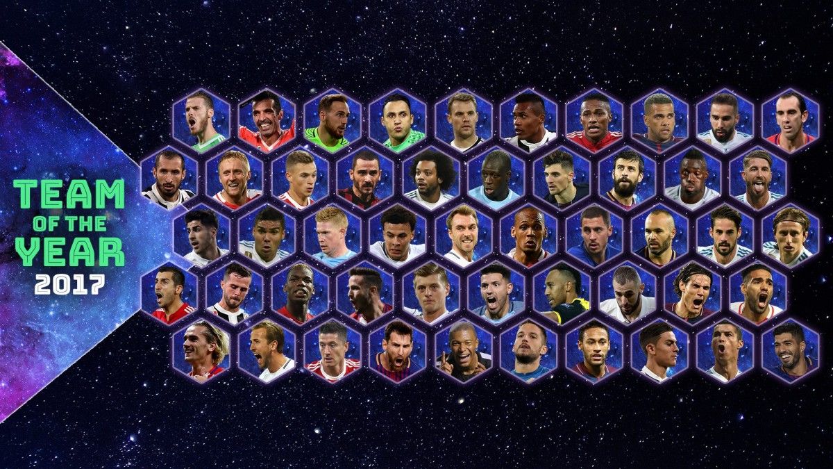 УЕФА объявил состав символической сборной 2017 года / UEFA УЕФА объявил состав символической сборной 2017 года / UEFA