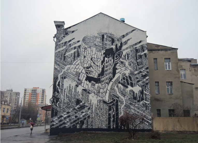 Харьковский мурал попал в список лучших муралів 2017 года / фото isupportstreetart.com Харьковский мурал попал в список лучших муралів 2017 года / фото isupportstreetart.com