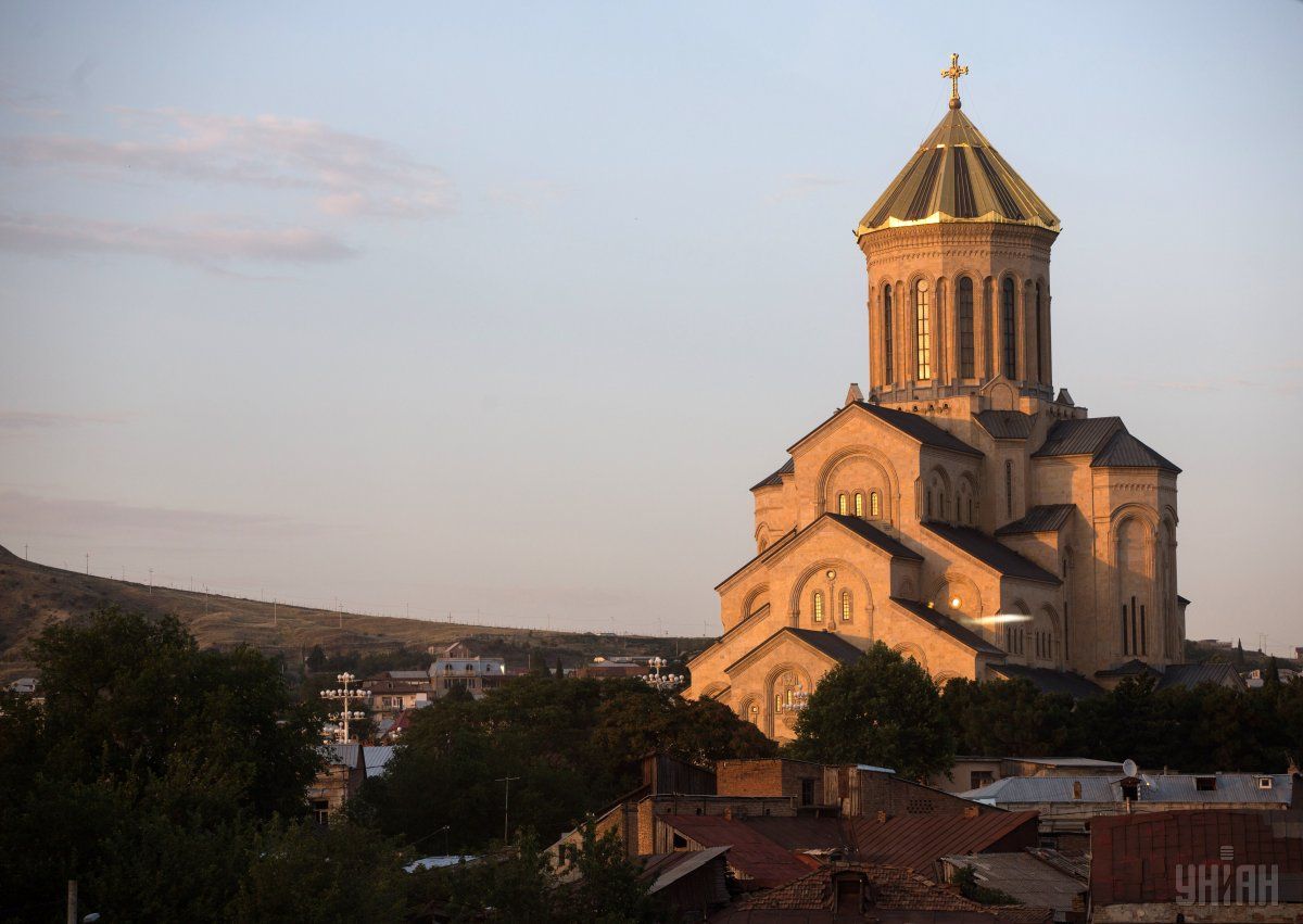 Кафедральный​ Собор Святой Троицы в Тбилиси / Фото УНИАН