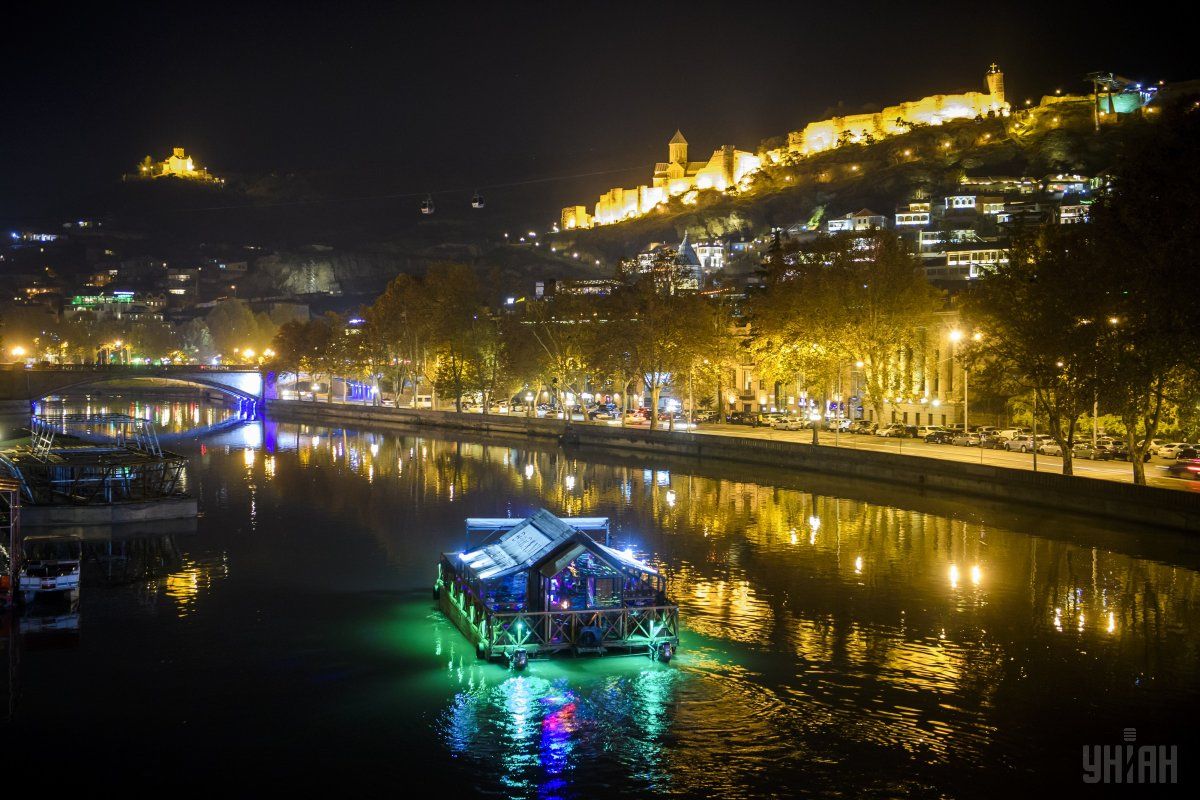 Ночной Тбилиси / Фото УНИАН