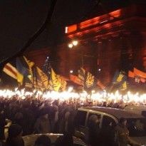 Ukrainians march in Kyiv to honor Stepan Bandera (Video)