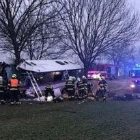 Под Прагой разбился пассажирский автобус: трое погибших, до 30 раненых