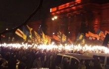В Киеве начался факельный марш ко дню рождения Бандеры (фото, видео)