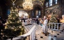 У день Навечір’я Різдва Христового Предстоятель УПЦ очолив урочисте богослужіння у Києво-Печерській лаврі (відео)