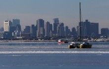 Вражаюче видовище: біля узбережжя США втретє за 80 років замерз океан (відео)
