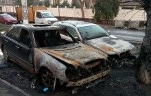 В Одессе сожгли две машины с польскими номерами