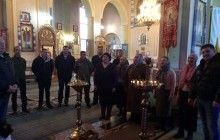 Бойцы АТО на реабилитации посетили Свято-Покровский храм в Бориславе