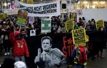 В Вене тысячи людей митингуют против нового правительства