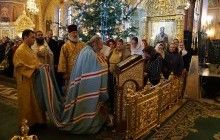 Предстоятель возглавил праздничное богослужение в Банченском монастыре