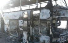 Заживо згоріли півсотні людей: з'явилися моторошні кадри пожежі в автобусі у Казахстані (фото, відео)