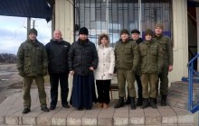Священик Криворізької єпархії УПЦ відвідав українських військовослужбовців у зоні АТО