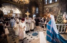 У день Богоявлення Предстоятель УПЦ очолив Божественну літургію у Києво-Печерській лаврі