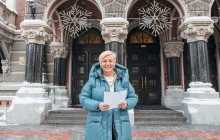 В Нацбанке показали, где находится Гонтарева (фото)