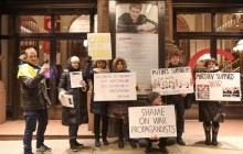 В Нью-Йорке протестовали против выступлений российских музыкантов, которые поддержали аннексию Крыма (фото)