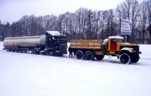 Снігопад в Україні: рух на трасі Київ-Одеса відновлено в двох областях