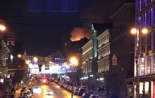 В центре Киева горит дом (фото)