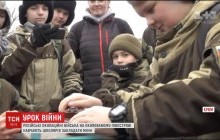 Оккупанты в Крыму учили школьников устанавливать мины (видео)
