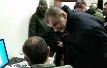 Активисты националистической организации С14 заблокировали офис СПЖ (фото)