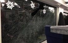 В окно вагона поезда "Интерсити", где сидела певица Руслана, бросили камень (фото, видео)