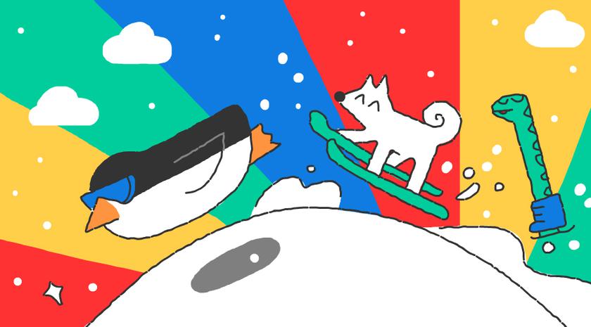 К открытию зимних Олимпийских игр в Пхенчхане компания Google выпустила новый дудл / скриншот К открытию зимних Олимпийских игр в Пхенчхане компания Google выпустила новый дудл / скриншот