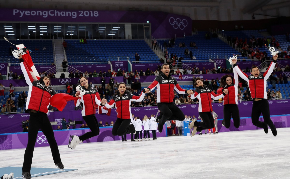 Збірна Канади з фігурного катання / REUTERS Збірна Канади з фігурного катання / REUTERS