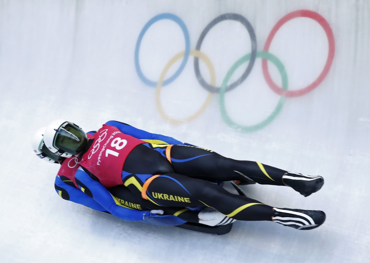 Олександр Оболончик і Роман Захарків на Олімпіаді-2018 / REUTERS Олександр Оболончик і Роман Захарків на Олімпіаді-2018 / REUTERS