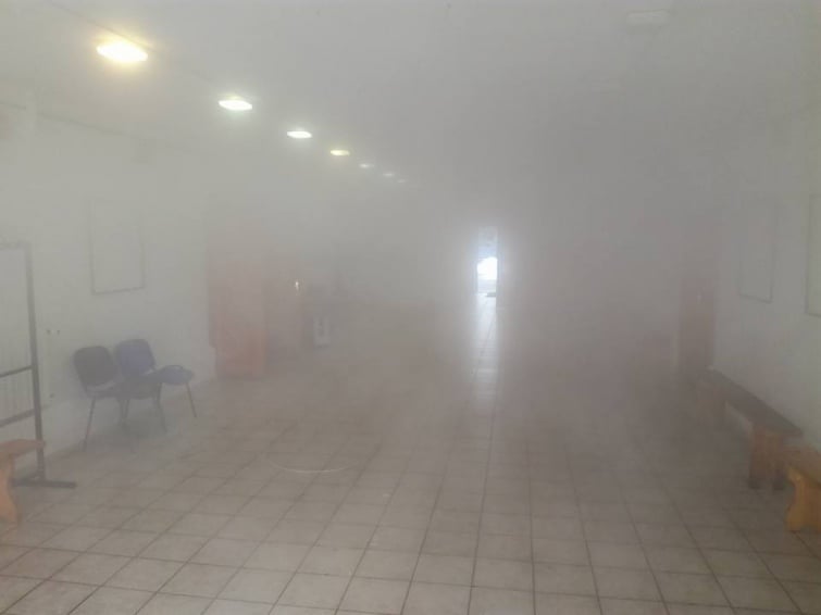 Музей Гончара залило гарячою водою / Фото Марії Пошивайло Музей Гончара залило гарячою водою / Фото Марії Пошивайло