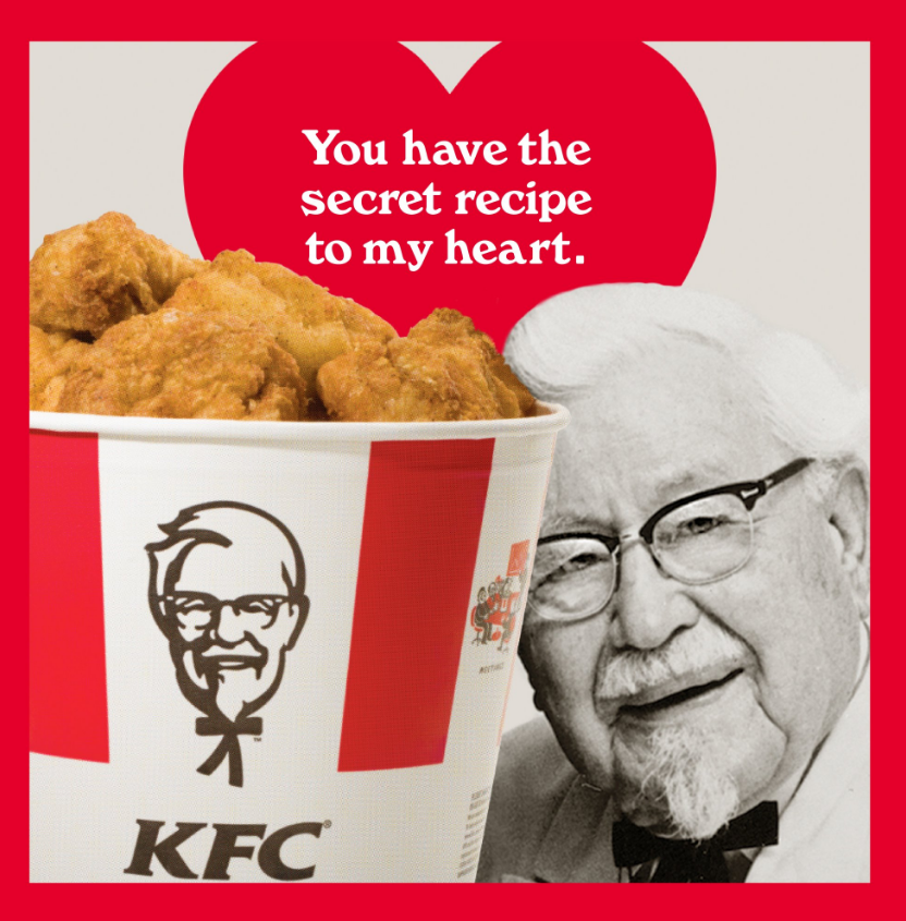 У каждой открытки своя подпись / фото twitter.com/kfc У каждой открытки своя подпись / фото twitter.com/kfc