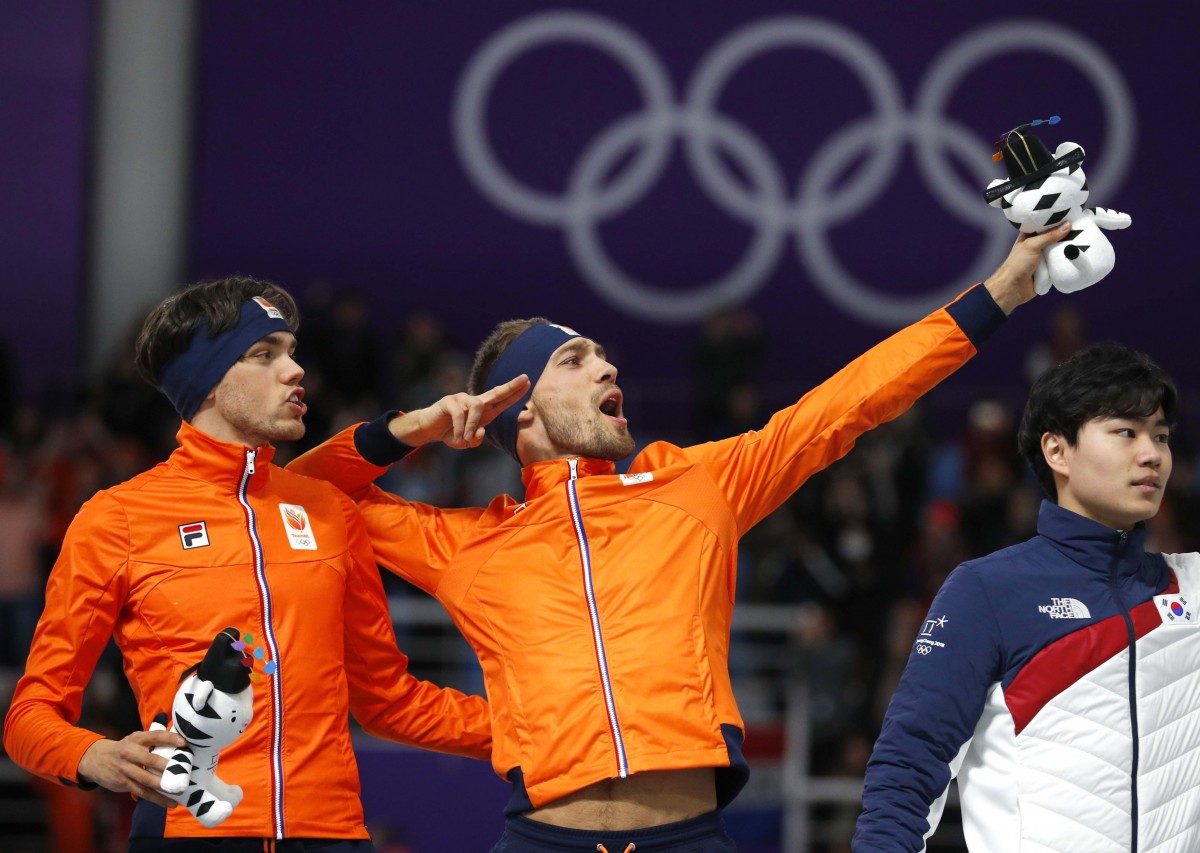 Голландсике ковзанярі завоювали золото і срібло Олімпіади на дистанції 1500 метрів / Reuters Голландсике ковзанярі завоювали золото і срібло Олімпіади на дистанції 1500 метрів / Reuters