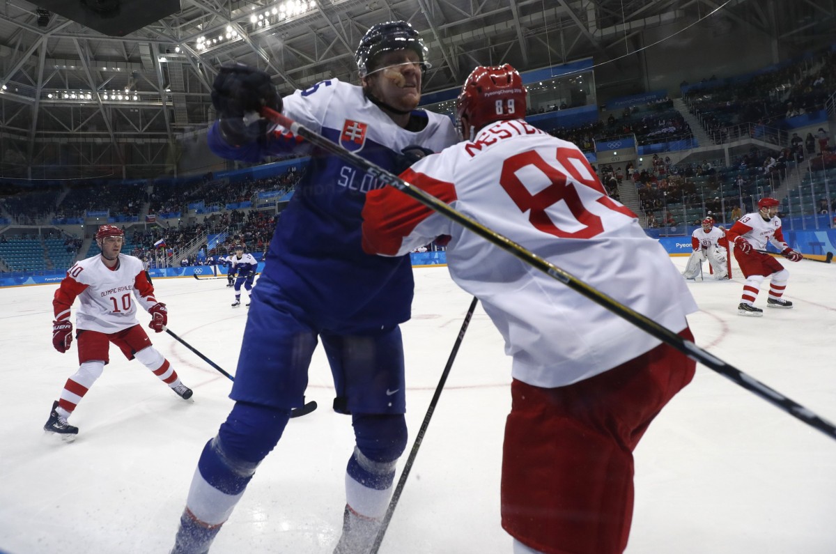 Словаччина - Олімпійські атлети Росії - 3:2 / REUTERS Словаччина - Олімпійські атлети Росії - 3:2 / REUTERS