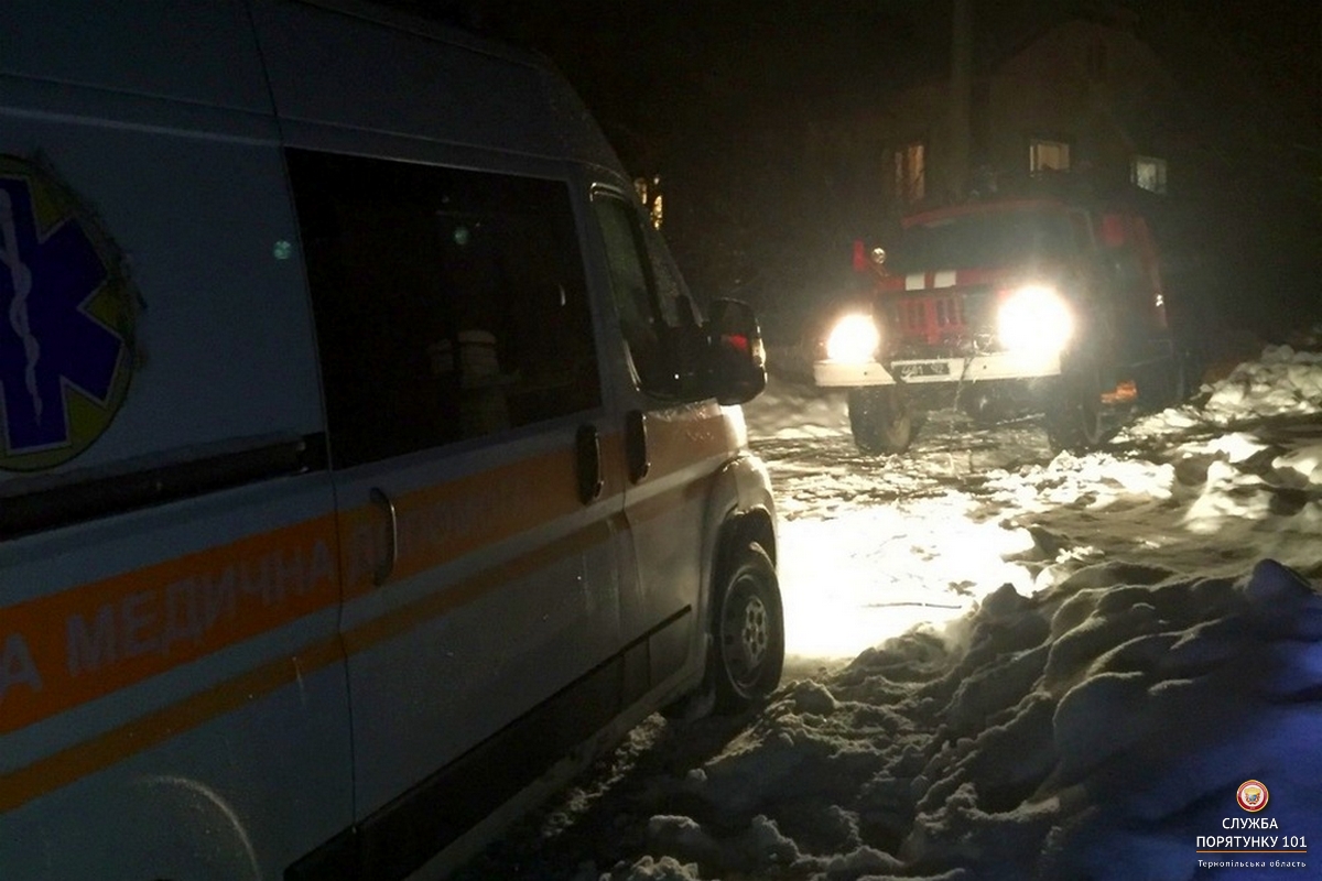 На Тернопільщині рятувальники витягли з кювету 'швидку' та легківку (фото) На Тернопільщині рятувальники витягли з кювету 'швидку' та легківку (фото)