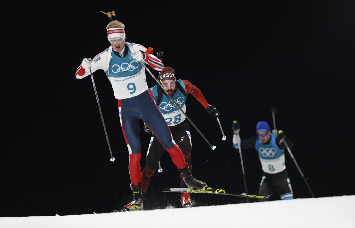 Йоханнес Бе виграв індивідуальну гонку в олімпійському Пхенчхані / Reuters