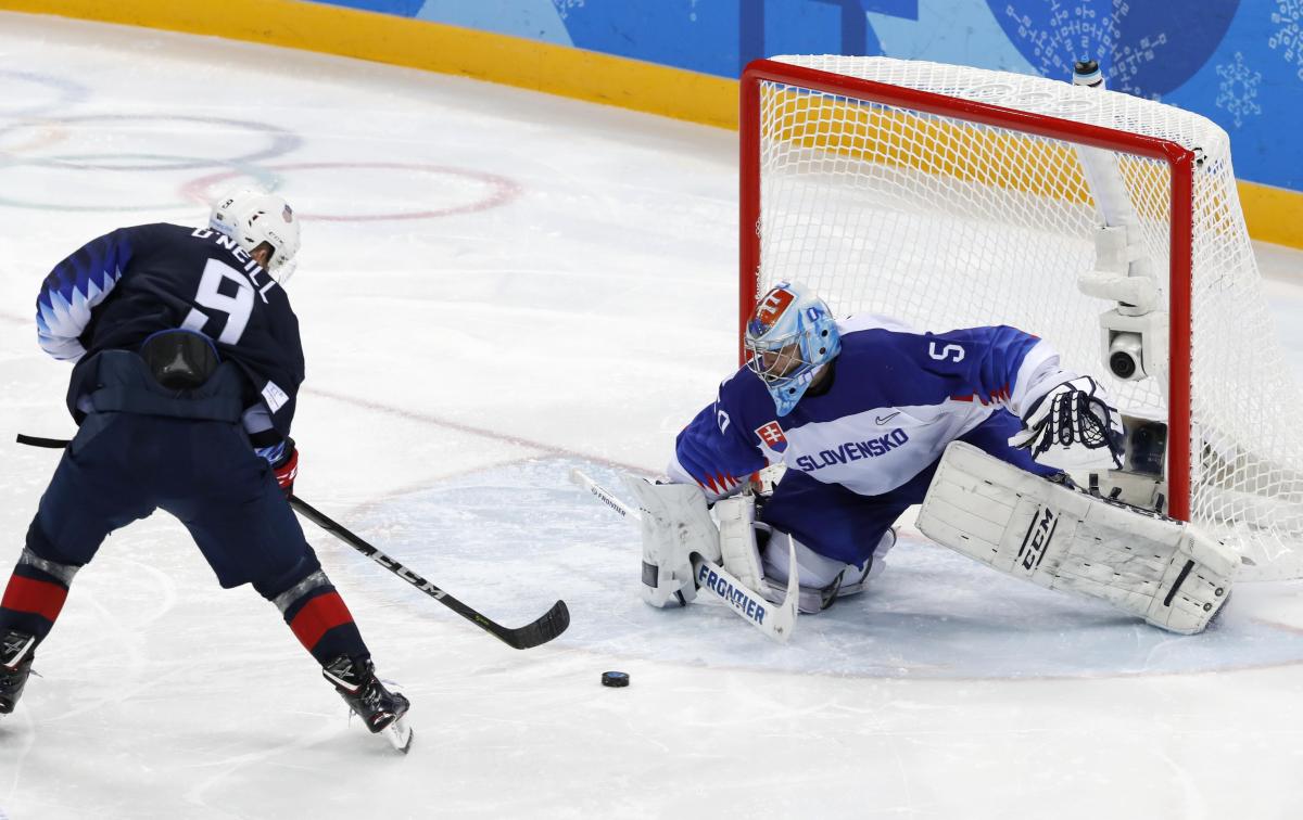 Американці закинули у ворота словаків п'ять шайб / Reuters