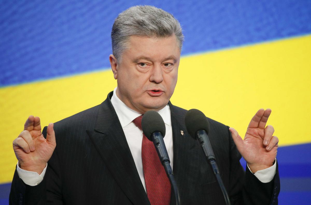 Петрj Порошенко під час прес-конференції  / REUTERS