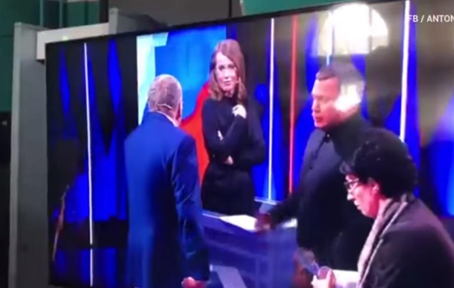 Жириновский обматерил Собчак / Скриншот Жириновский обматерил Собчак / Скриншот
