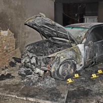 В Киеве сожгли автомобиль известного адвоката