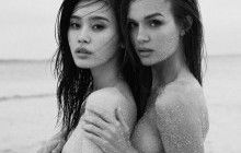 "Ангелы" Victoria's Secret снялись полностью обнаженными в фотосессии на пляже