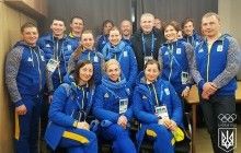 Президент НОК України Бубка зустрівся з біатлоністками і лижниками в Пхьончхані
