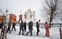 У Могилеві православні пройшли хресною ходою до місця розстрілу віруючих і священиків у 20-х і 30-х роках