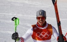 Австриец Хиршер выиграл горнолыжную суперкомбинацию на Олимпиаде